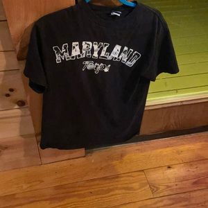 Men's black Maryland t shirt